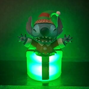Disneyland Holiday Stitch Bottle Topper With Straw Holiday 2024 New Disney Parks